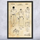 Paper Gown Patent Wall Art