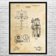 Westinghouse Gas Engine Patent Wall Art