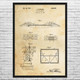 Golden Gate Bridge Patent Wall Art