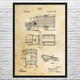 Vintage Ambulance Patent Wall Art