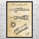 Rocket Launcher Patent Wall Art
