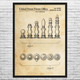 Chess Piece Patent Wall Art