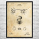 Skate Wheels Patent Wall Art