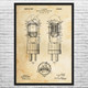 Vacuum Tube Patent Wall Art