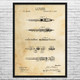 Dental Drill Patent Wall Art