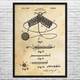 Knitting Needles Patent Wall Art