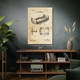 Card Catalog Patent Wall Art