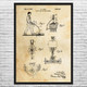 Grass Trimmer Patent Wall Art
