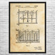 Water Treatment Patent Wall Art