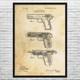 Model 1903 Pistol Patent Wall Art