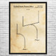 Football Goal Patent Wall Art