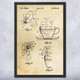 Tea Bag Patent Wall Art