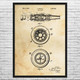 Fire Hose Nozzle Patent Wall Art