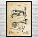 Gramophone Patent Wall Art