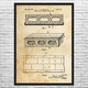 Cinder Block Patent Wall Art