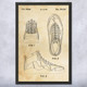 Basketball Shoe Patent Wall Art