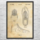 Basketball Shoe Patent Wall Art