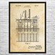 Oil Platform Patent Wall Art