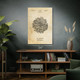 Dahlia Flower Patent Wall Art