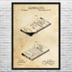 Sales Ledger Patent Wall Art
