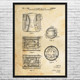 Particle Velocity Detector Patent Wall Art