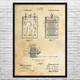 Thomas Edison Storage Battery Patent Wall Art