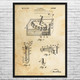 Thomas Edison Electroplating Patent Wall Art