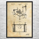 Vibration Shaker Patent Wall Art