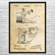 Drum Pedal Patent Wall Art