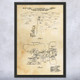Airport Ground Control Patent Wall Art