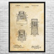 Detonator Fuse Patent Wall Art