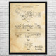 Flatbed Trailer Patent Wall Art