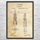 Corkscrew Patent Wall Art