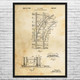 Railroad Track Patent Wall Art
