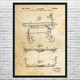 IV Stretcher Patent Wall Art