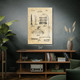 Perm Machine Patent Wall Art