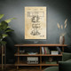 Laser Plummet Level Patent Wall Art