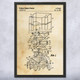 Scissor Lift Patent Wall Art