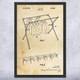 Garment Rack Patent Wall Art