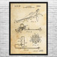 Pole Trimmer Patent Wall Art