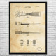Putty Knife Patent Wall Art