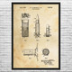 Rifle Bullet Patent Wall Art