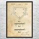 Home Base Patent Wall Art