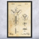 Zipper Patent Wall Art