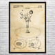 Hacky Sack Patent Wall Art