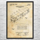 Mobile Home Stabilizer Patent Wall Art