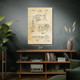 Well Logging Patent Wall Art