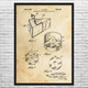 Brie Cheese Patent Wall Art