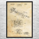 Payphone Coin Lock Patent Wall Art