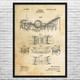 Roller Coaster Patent Wall Art